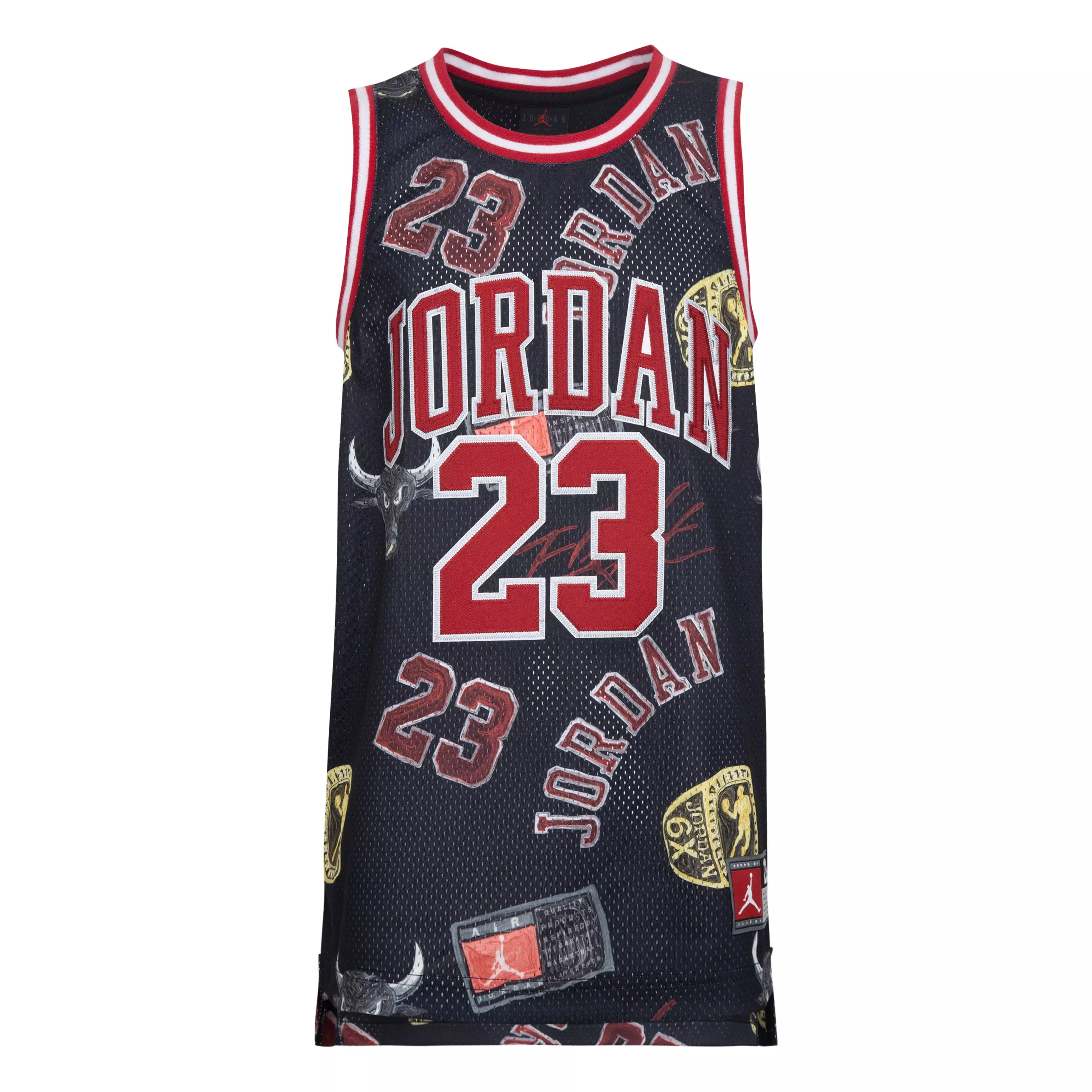 Jordan Big Boys' Logo 23 Relaxed Jersey - Black